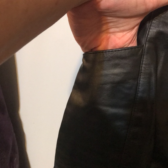 like new black leather buttery soft Wilson’s leather vintage - Picture 4 of 16